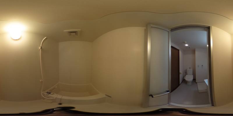 パノラマ画像バスルーム