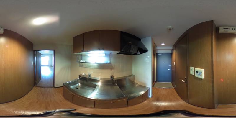 パノラマ画像キッチン