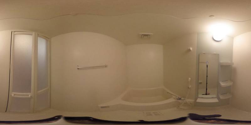 パノラマ画像バスルーム