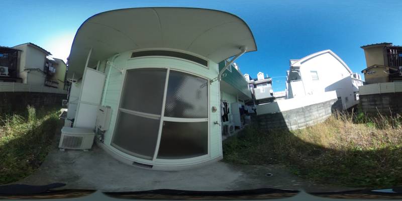 パノラマ画像庭