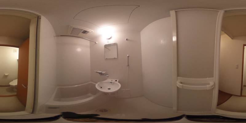 パノラマ画像バスルーム