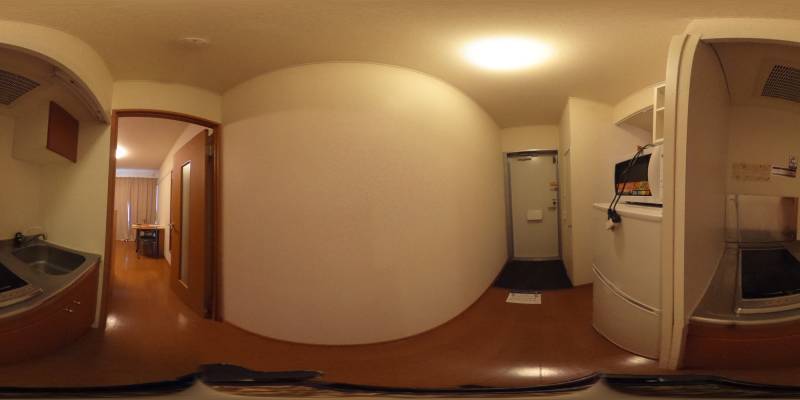 パノラマ画像キッチン