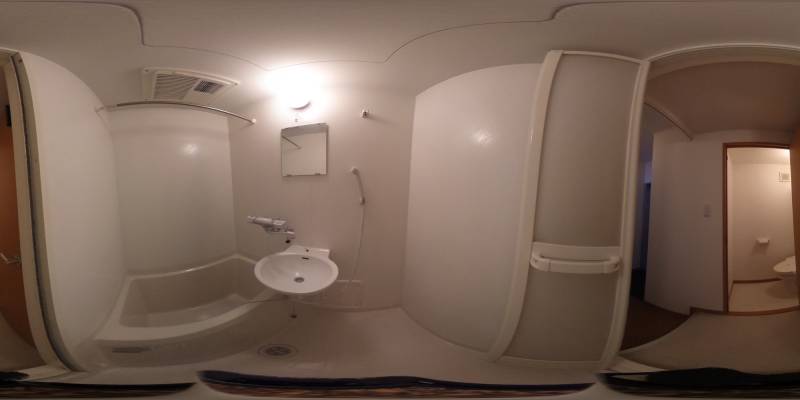 パノラマ画像バスルーム