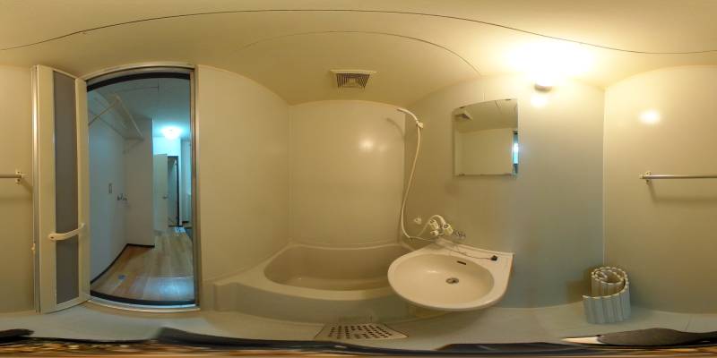 パノラマ画像バスルーム