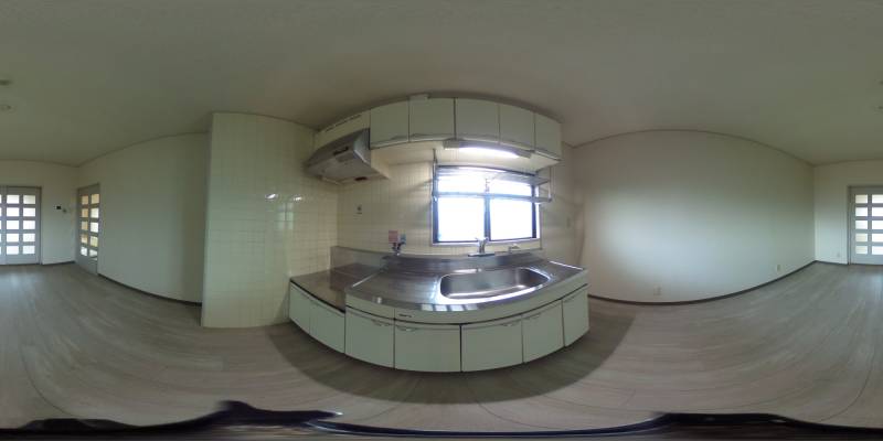 パノラマ画像キッチン