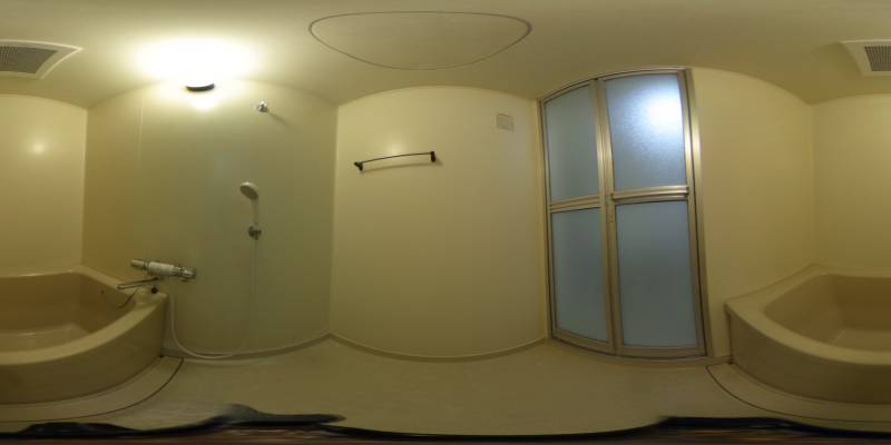 パノラマ画像バスルーム