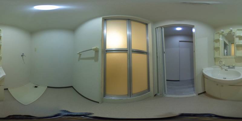 パノラマ画像洗面所