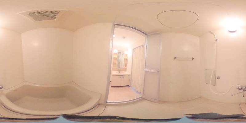 パノラマ画像バスルーム