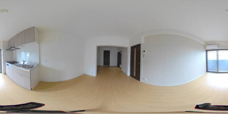 パノラマ画像リビング