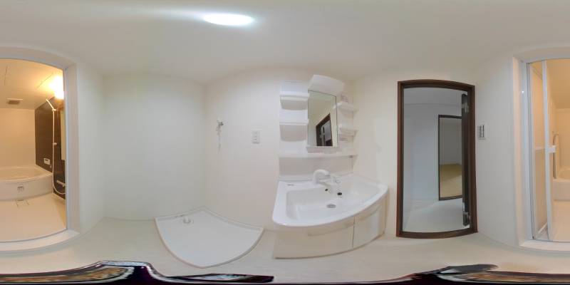 パノラマ画像洗面所