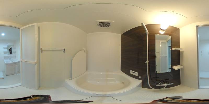 パノラマ画像バスルーム