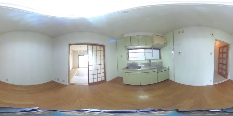 パノラマ画像キッチン