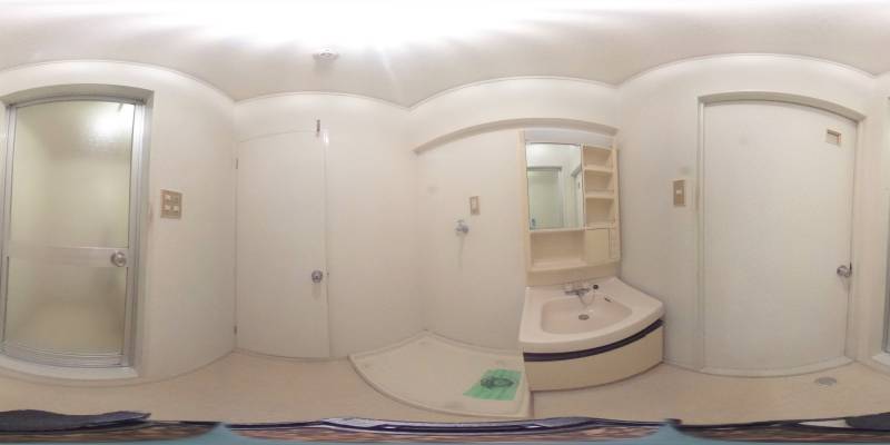 パノラマ画像洗面所