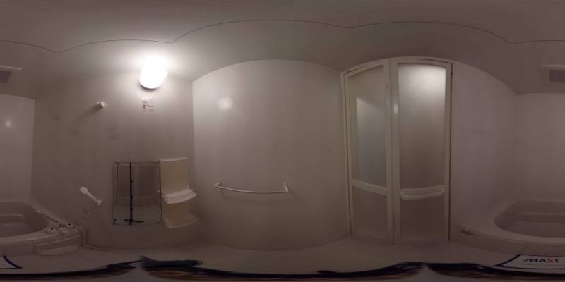 パノラマ画像バスルーム