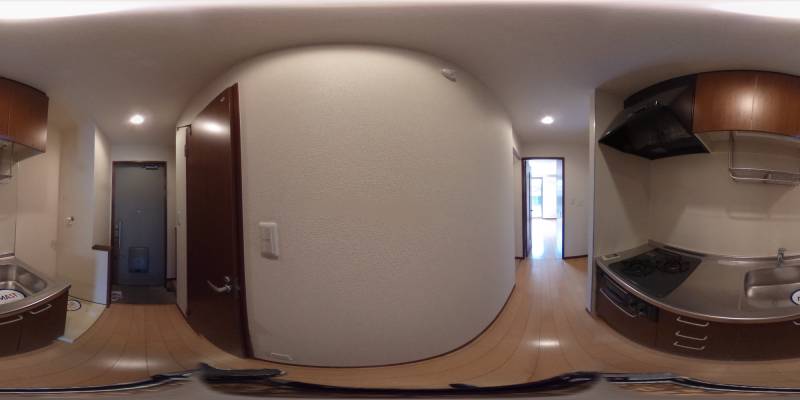 パノラマ画像キッチン