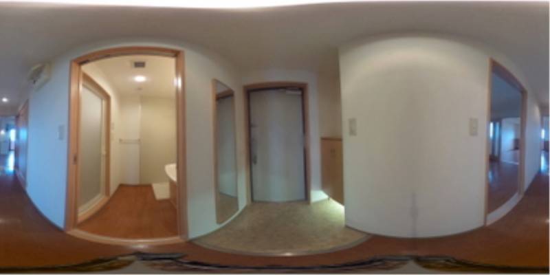 パノラマ画像玄関