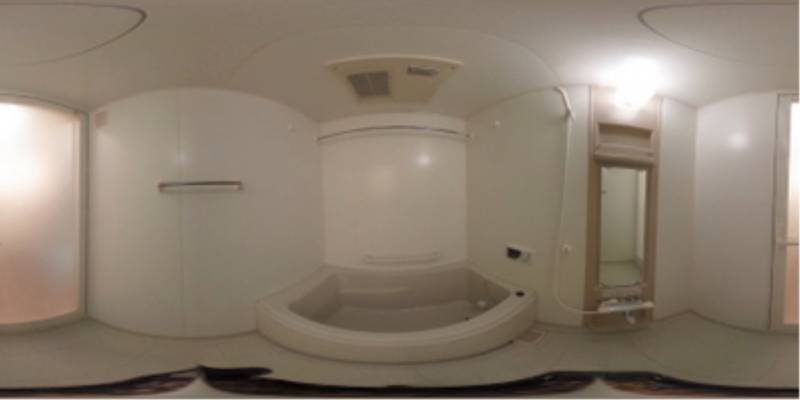 パノラマ画像バスルーム