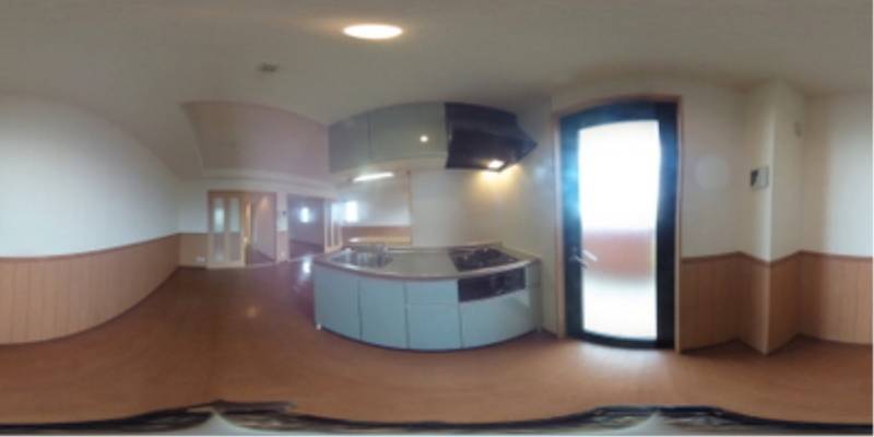 パノラマ画像キッチン