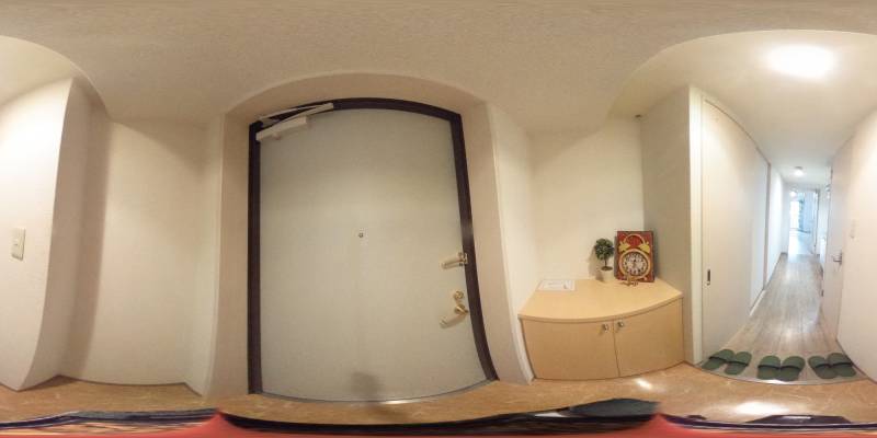 パノラマ画像玄関