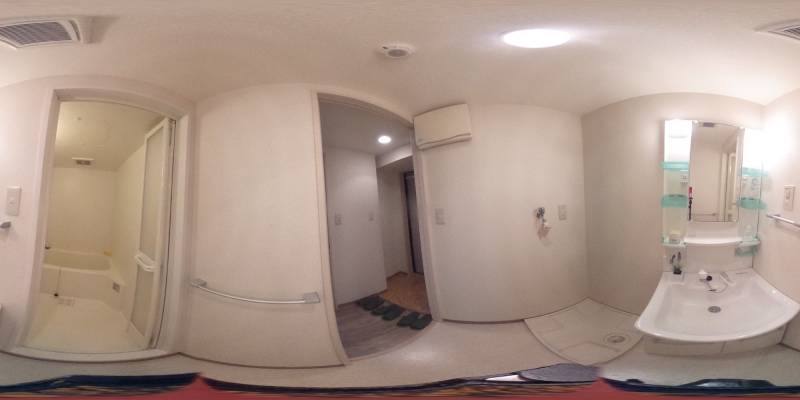 パノラマ画像洗面所