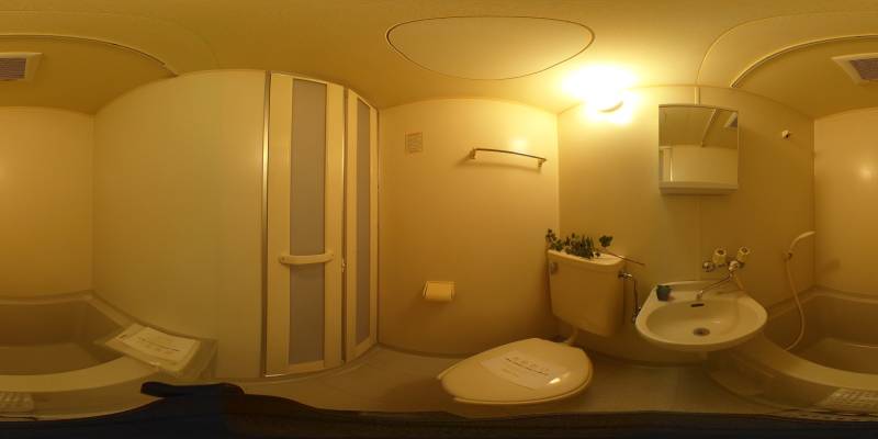 パノラマ画像バスルーム