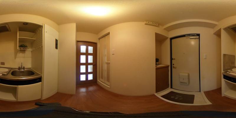 パノラマ画像キッチン