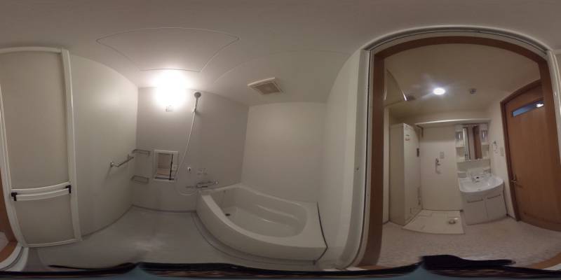 パノラマ画像バスルーム