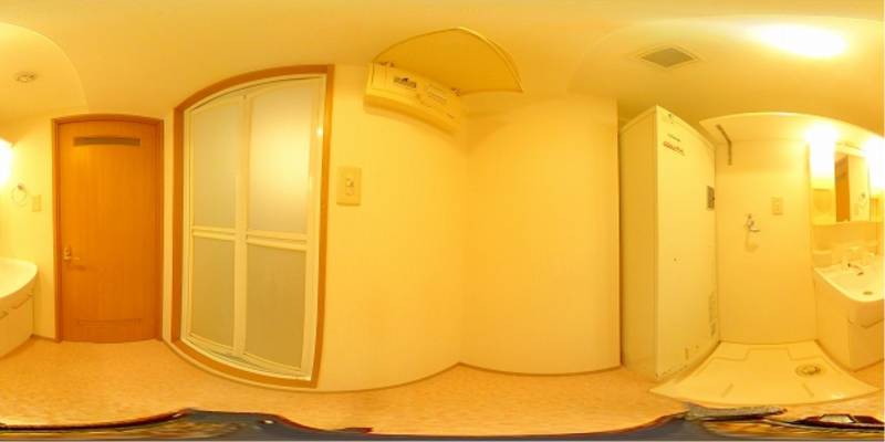 パノラマ画像洗面所