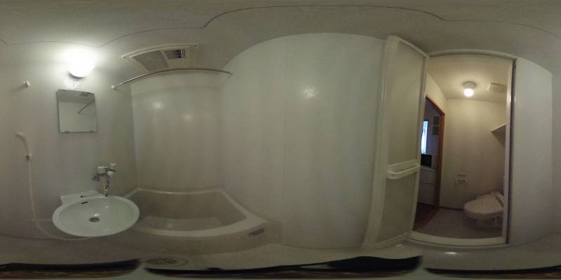 パノラマ画像バスルーム