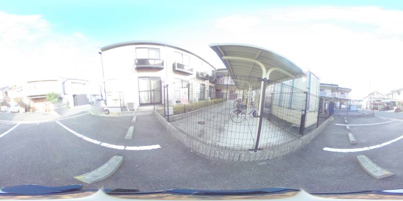 パノラマ画像駐車場