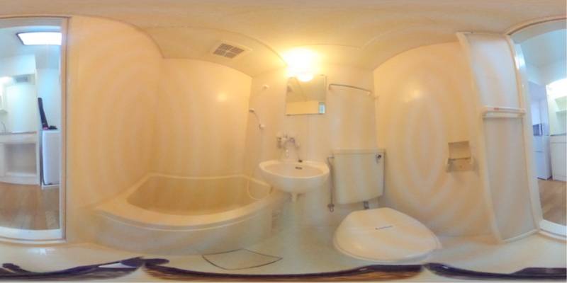 パノラマ画像バスルーム