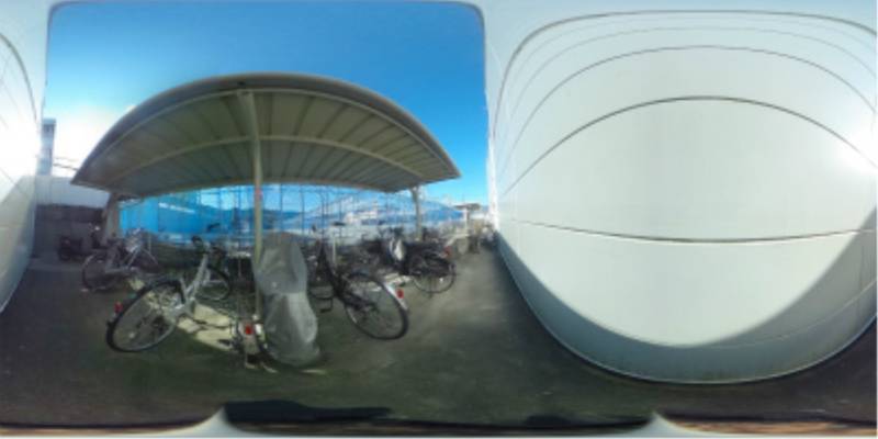 パノラマ画像駐車場