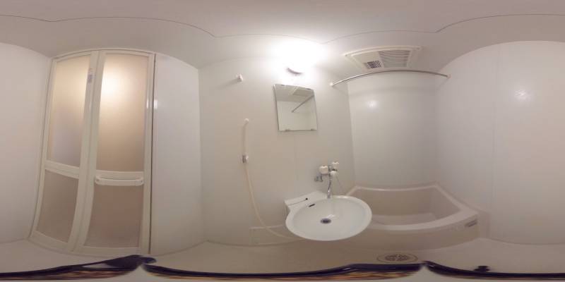 パノラマ画像バスルーム