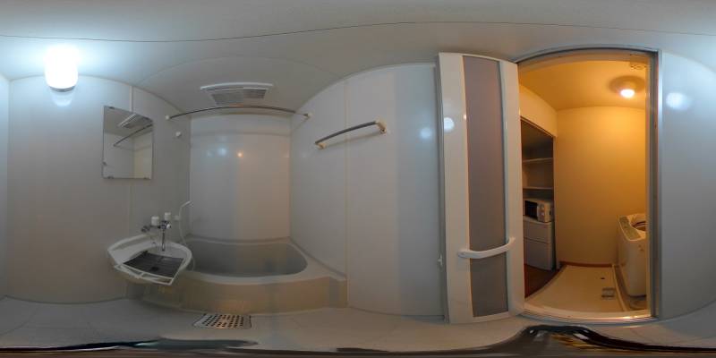 パノラマ画像バスルーム