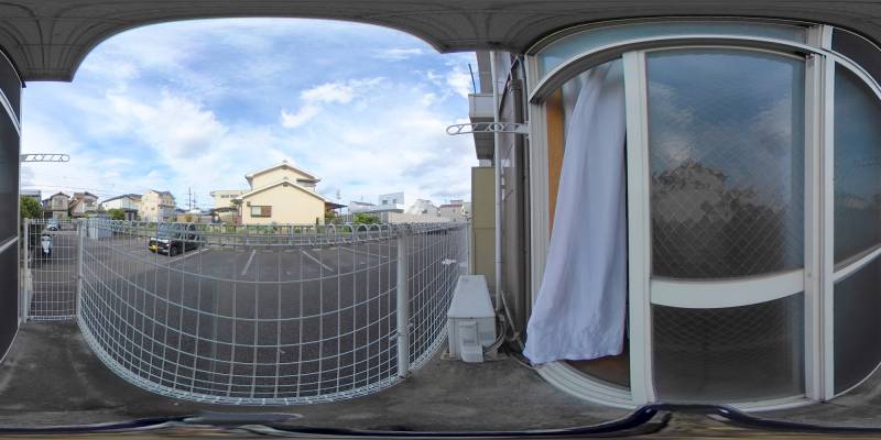 パノラマ画像バルコニー