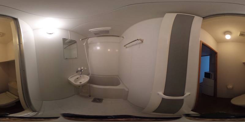 パノラマ画像バスルーム