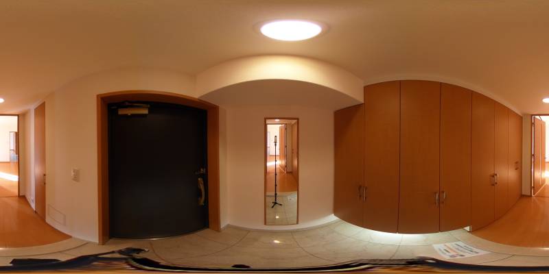 パノラマ画像玄関