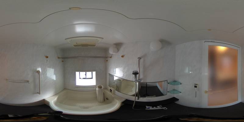 パノラマ画像バスルーム