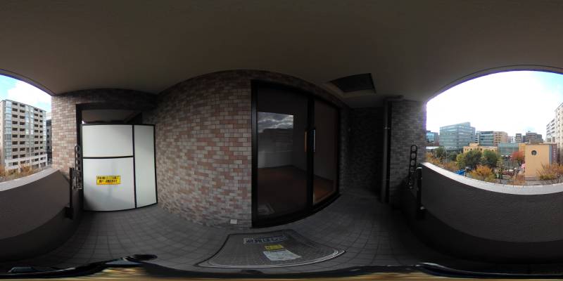 パノラマ画像バルコニー