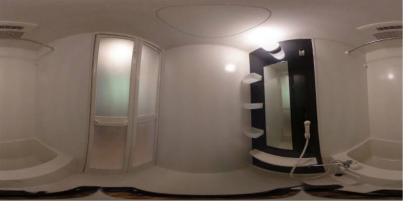 パノラマ画像バスルーム