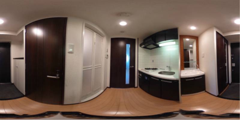 パノラマ画像玄関