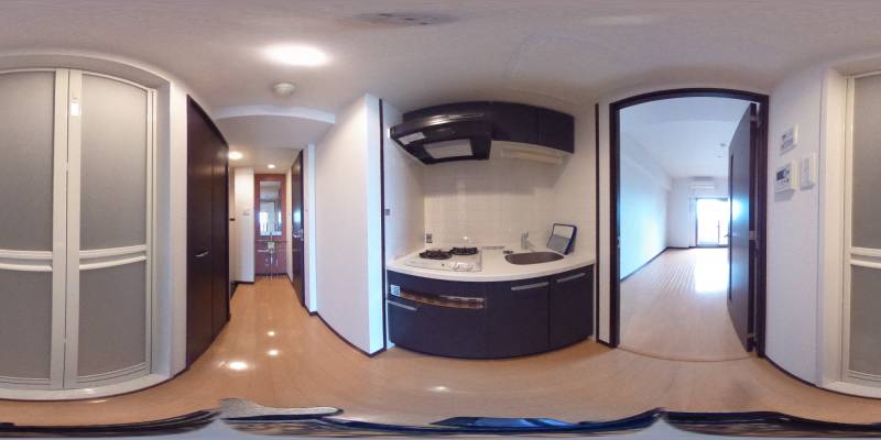 パノラマ画像キッチン