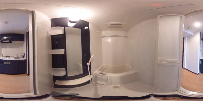 パノラマ画像バスルーム