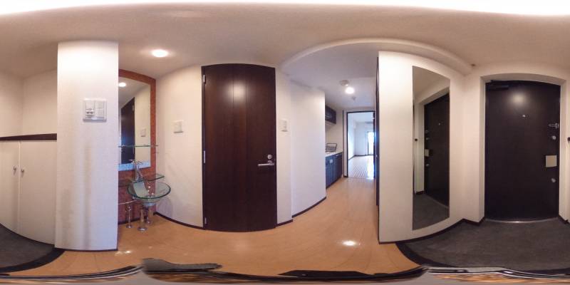 パノラマ画像玄関