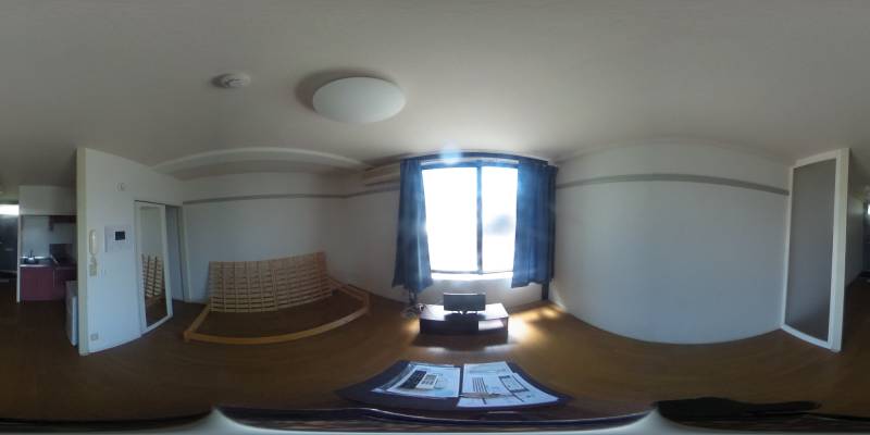 パノラマ画像洋室