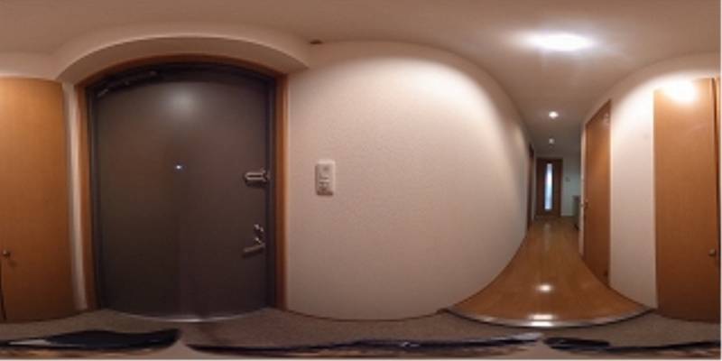 パノラマ画像玄関