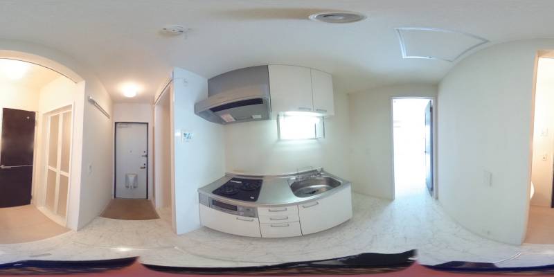 パノラマ画像キッチン