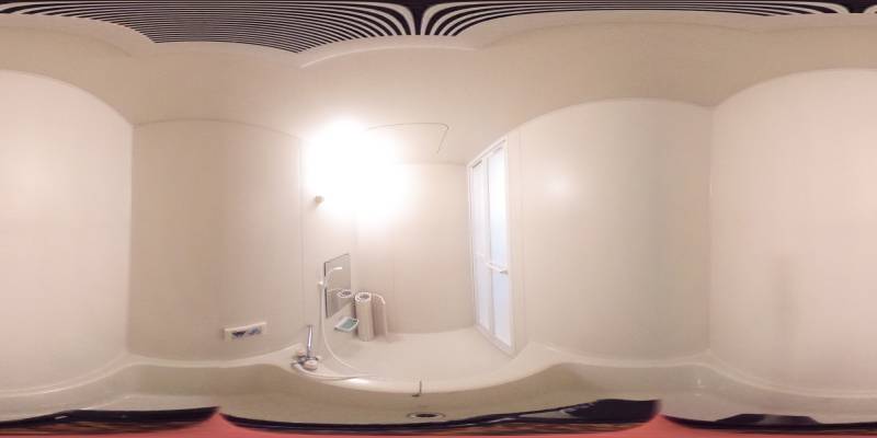 パノラマ画像バスルーム