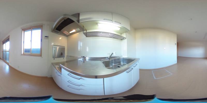 パノラマ画像キッチン