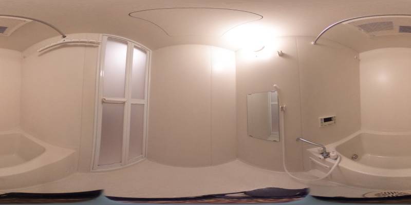 パノラマ画像バスルーム